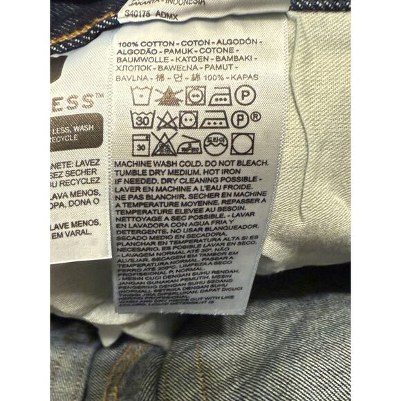 NEW Levi’s 501 Original Fit Straight Leg Dark Wash Button Fly Jeans 40x34 w/Tag - Picture 5 of 8